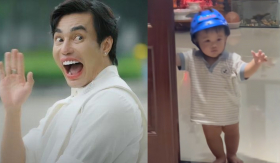 Lê Dương Bảo Lâm ngỡ ngàng khi đi quay dài ngày, trở về con trai đã biết đi, còn có phản ứng đặc biệt