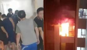 Tiếp tục cháy chung cư ở Hà Nội khiến hàng nghìn người hoảng loạn, nghi do bắn pháo hoa?