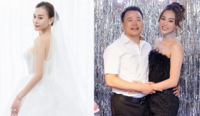 Diễn viên Phương Oanh mang thai đôi, hoãn đám cưới với Shark Bình vì nghén nặng