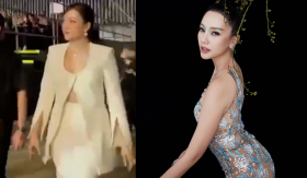 Nữ diễn viên Băng Di khoe vòng eo 'khét lẹt', gián tiếp phủ nhận nghi vấn bầu bí ở tuổi 35