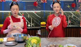 Phương Oanh xứng danh vợ đảm, nấu ăn ngon mặc đẹp gọi Shark Bình: 'Yêu à! Cơm ngon canh ngọt chờ yêu về'
