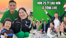 Vợ chồng TikToker Quyền Leo thu 75 tỷ sau 13 tiếng livestream, tỷ lệ hủy đơn ra sao?