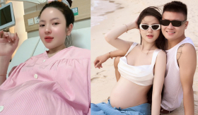 Chu Thanh Huyền nhập viện sinh con sau 2 tháng cưới Quang Hải?