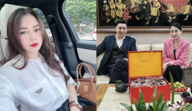 Hotmom Hằng Túi được bạn trai tặng rương vàng đầy ắp làm quà Tết, dân tình ngã ngửa khi biết số cây vàng bên trong