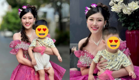 Loạt ảnh của em gái Trấn Thành làm cô dâu thập niên hồi đó bên hai con khiến netizen xôn xao