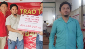 Chàng trai Bình Phước trúng số 5 tỷ, liền rút 1,3 tỷ tặng bạn: 3 tháng sau tiếp tục “ẵm” giải hơn 400 triệu
