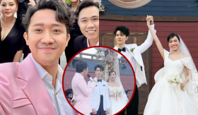 Trấn Thành xúc động chúc Diệu Nhi - Anh Tú: 'Ai cũng muốn bạn trai yêu thương, không ai muốn gặp người yêu trong toilet'