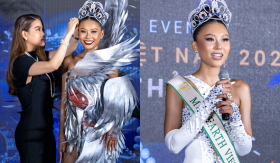 Miss Earth Vietnam 2022 Thạch Thu Thảo khóc nghẹn nhớ lúc khó khăn: 'Gia đình nói thôi về quê đi, mình đã về thật'