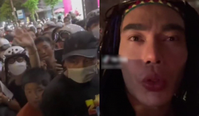 Lê Dương Bảo Lâm kêu cứu vì người dân bao vây kẹt cứng, chen chúc chờ quay '2 ngày 1 đêm'