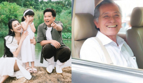 Không chỉ tặng bố biệt thự 5 sao, Trường Giang thường chở con gái về quê và tận tay nấu cơm để bố vui lòng