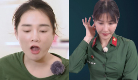 Thừa nhận không bao giờ ăn sáng, Nhã Phương có thái độ sốc khi thấy mâm cơm trong quân ngũ