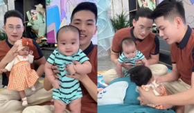 Cận cảnh đôi song sinh 3 tháng tuổi của Hà Trí Quang -Thanh Đoàn, sao nam bỗng nói 'quá mệt mỏi rồi': Chuyện gì đây?