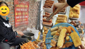 Độc lạ cô bán xiên vất vả nuôi 2 con ăn học, nay nghe tin nghỉ 5 tháng để... vi vu trời Tây