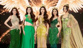 Miss Grand Vietnam 2023 công bố vương miện làm bằng kim cương và vàng 24K