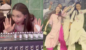 Hòa Minzy mặc áo dài 'chơi lớn' đánh DJ và 'quẫy' cực sung trong đám cưới Puka - Gin Tuấn Kiệt: Ai đọ lại?