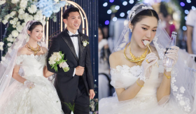 Là tiểu thư giàu có nhưng vì sao Doãn Hải My chỉ mặc 1 chiếc váy cưới trong hôn lễ?