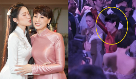 Lộ khoảnh khắc mẹ Doãn Hải My 'xả vai' bà sui, quẩy hết nấc trong tiệc cưới của con gái