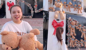 Cặp đồng tính Bi Bảo - Múi Xù dán gấu bông khắp nhà trang trí Noel, netizen nhìn xong chỉ lo sợ một điều
