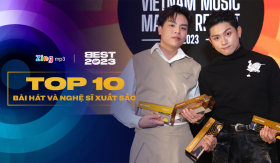 Zing MP3 công bố top 10 bài hát - nghệ sĩ xuất sắc của Best of 2023 nhưng lại có 11 người góp mặt?