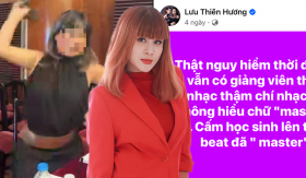 Vì sao Lưu Thiên Hương đăng 'bóc phốt' giảng viên Nhạc viện TP.HCM nhưng nay lại xóa clip?