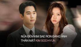 Nửa đêm, Kim Soo Hyun lộ ảnh thân mật với sao nhí kém 12 tuổi, công ty lên tiếng