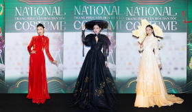 Minh Tú, Thùy Tiên đổ bộ thảm đỏ National Costume MGVN 2024