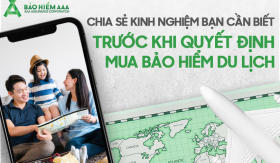 Bảo hiểm AAA chia sẻ kinh nghiệm bạn cần biết trước khi quyết định mua bảo hiểm du lịch
