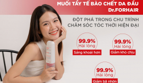Chu trình chăm sóc tóc thời hiện đại - nhất định phải có Muối tẩy tế bào chết Dr.FORHAIR Sea Salt Scaler
