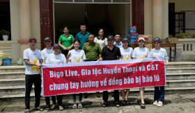 Cộng đồng Bigo Live Việt Nam chung tay giúp đỡ đồng bào  miền Bắc khắc phục hậu quả của bão Yagi