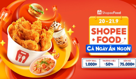 Ngày hội ShopeeFood trở lại với sức nóng nhân đôi từ bộ đôi anh tài Kay Trần - Bùi Công Nam