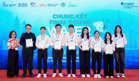 Thiết bị lọc nước cho người vùng lũ của sinh viên HUTECH được vinh danh tại Water Hackathon 2024