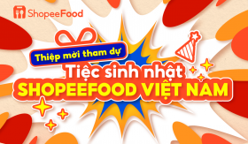 Tháng 12 ngập tràn ưu đãi với sinh nhật ShopeeFood!