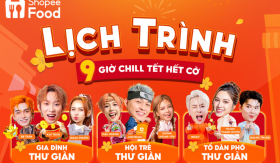 Nhập vai “chill guy”, “chill girl” cực đơn giản với ShopeeFood Tết Live 12.1