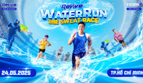 Revive Water Run 2025: Đường chạy nước thể lực kịch tính nhất mùa hè, bùng nổ trải nghiệm mới cho mọi thế hệ