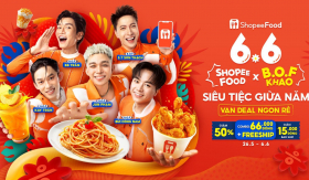 Tháng 6 rực nắng ngập tràn deal “rực lửa” tại Siêu tiệc giữa năm của ShopeeFood
