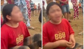 Tranh cãi cô bé hoảng loạn vì người thân đuối nước nhưng có người lại cười: 'Cô đừng cười, con xót chị con lắm'