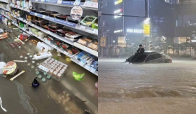 Hàn Quốc có trận mưa lớn nhất trong lịch sử, Seoul ngập trong biển nước