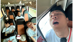 Ngô Kiến Huy tung loạt ảnh dìm các thành viên '2 ngày 1 đêm' khiến fan cười ngất, riêng nam thần HIEUTHUHAI chiếm 'spotlight'