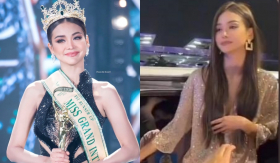 Á hậu 1 của Miss Grand được đưa đón bằng xe riêng, gây tranh cãi vì được thiên vị lộ liễu hơn cả Hoa hậu