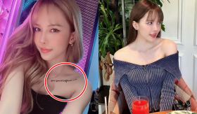 Netizen nghi vấn Thiều Bảo Trâm muốn theo đuổi hình tượng 'gái ngoan' khi xóa hình xăm trước ngực nhưng sự thật là đây