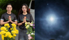 Vợ Lý Hải đăng clip chia sẻ hiện tượng lạ trên bầu trời trong ngày quay 'Lật mặt 7'