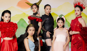 Mẫu nhí giới thiệu “vẻ đẹp non nước” tại Vietnam Kids Art Fashion Fest mùa 2