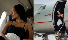 Á hậu Kiko Chan chuẩn giới siêu giàu, ngồi máy bay riêng và siêu xe khi sang Dubai làm việc