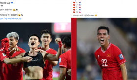 Đội tuyển Việt Nam thắng Philippines, được fanpage 59 triệu của FIFA chúc mừng bằng tiếng Việt