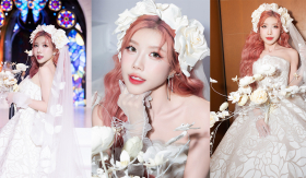 Trang Pháp catwalk đầy tự tin, làm vedette cho show áo cưới của