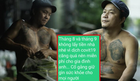 Anh Minh Râu bán rau miễn phí tiền nhà 2 tháng cho người ở trọ, động viên mọi người vượt qua mùa dịch