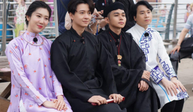 'Running Man Việt Nam' tung hình dàn cast mặc áo dài ghi hình tại Hàn Quốc, fan hỏi tung tích của Jack