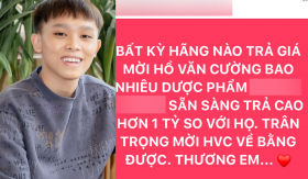 Nhãn hàng tuyên bố mời bằng được Hồ Văn Cường về làm đại sứ, trả cát-xê cao hơn giá thị trường 1 tỷ