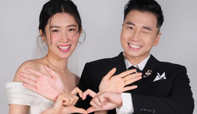 Ảnh cưới của Thuỷ Ngân và Karik