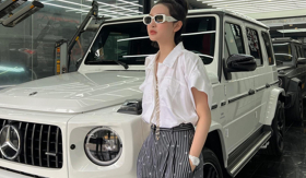 Hiền Hồ sở hữu siêu xe Mercedes-AMG G63 hơn 13 tỷ đồng ở tuổi 24